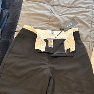 Sara Dolce Black Pants with white Waistband